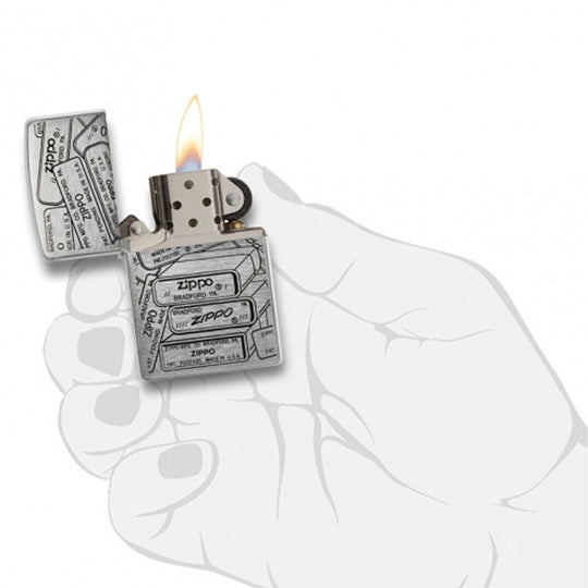 ZIPPO 48713 BOTTOM STAMP DESIGN