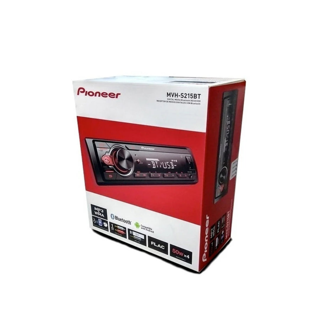 RADIO AUTOMOVIL 1 DIN BT PIONEER MVH-S215BT