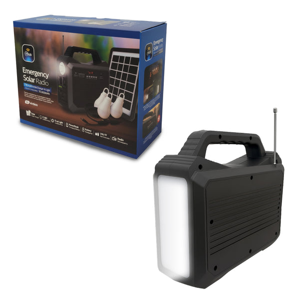 RADIO BATERIA EMERGENCIA SOLAR 10.000MAH MLAB 9653