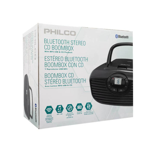 RADIO BT CD BOOMBOX PHILCO PBB2005-BK
