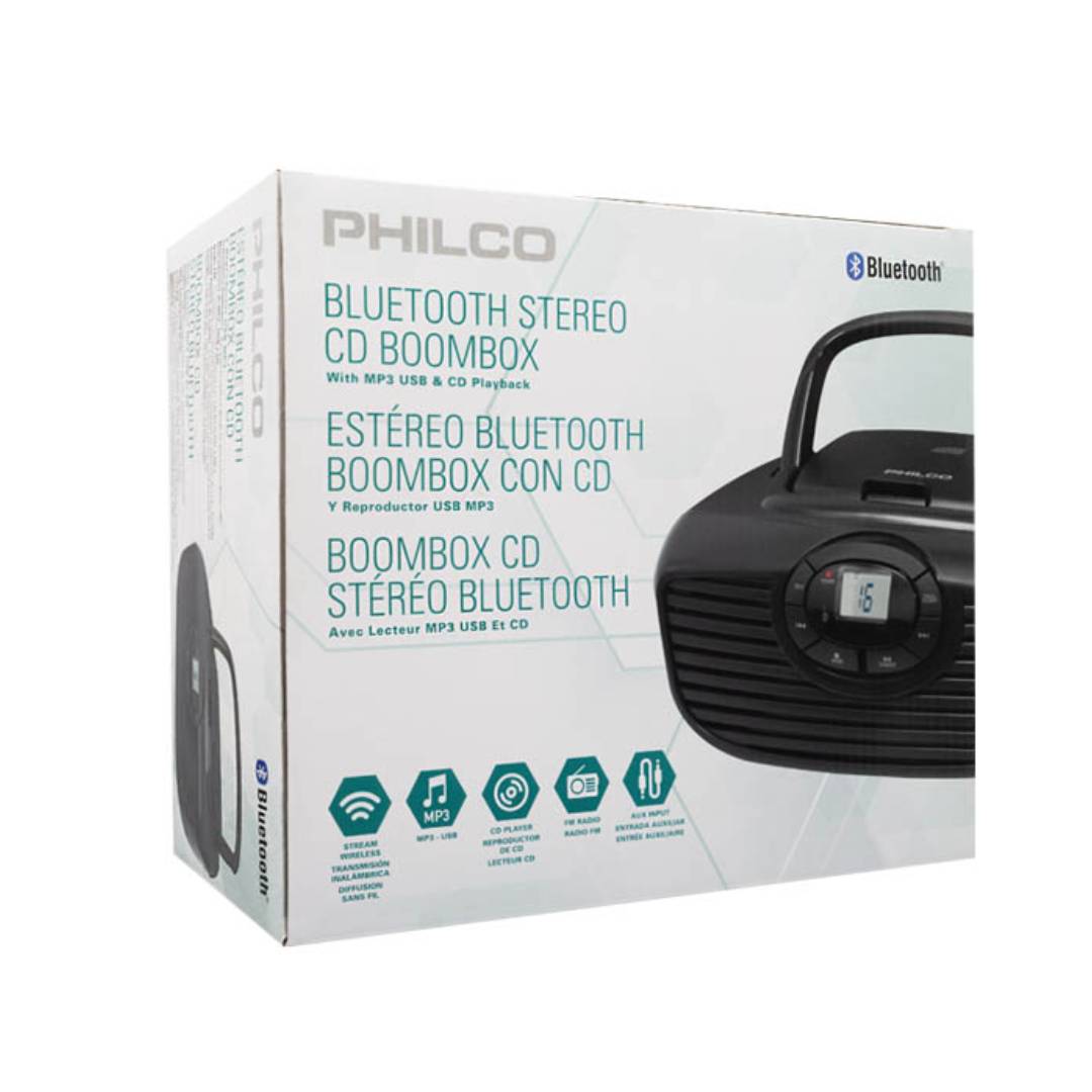 RADIO BT CD BOOMBOX PHILCO PBB2005-BK
