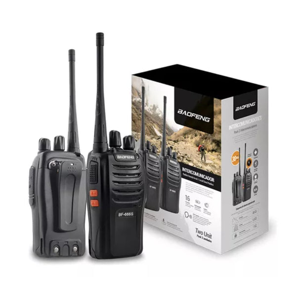RADIO INTERCOMUNICADOR BF-666S DOBLE BAOFENG