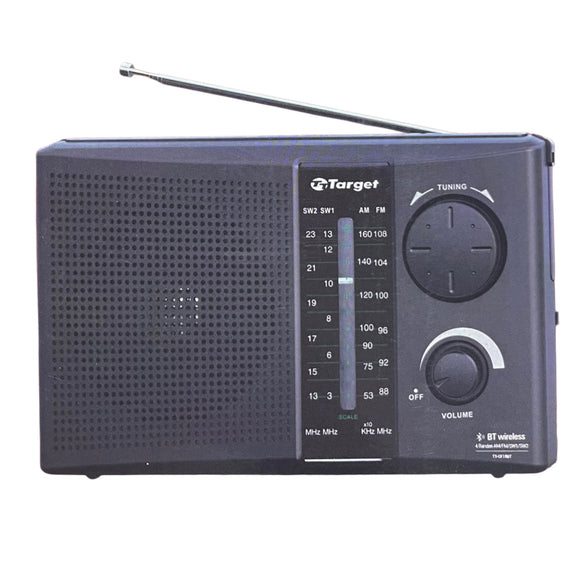 RADIO PORTATIL BT AM/FM/SW1/SW2 TT-CF18BT TARGET