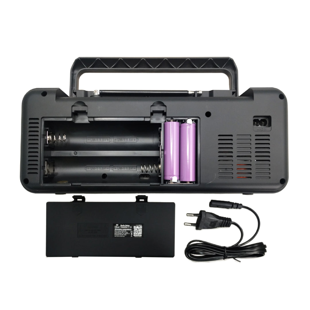 RADIO RETRO CASSETTE PORTATIL CF-28 MLAB 9574