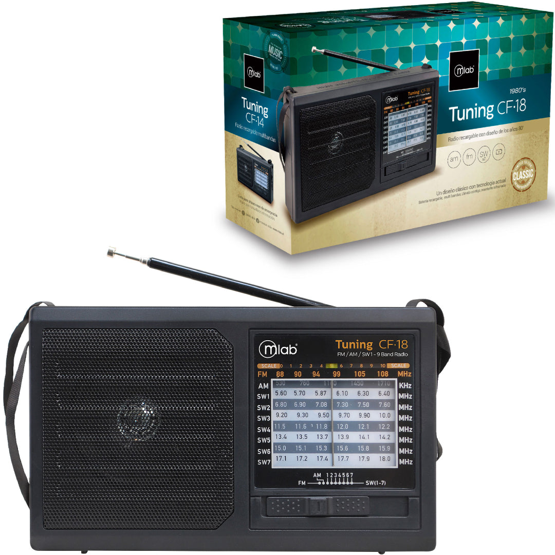 RADIO RETRO TUNING CF-18 MLAB 9468
