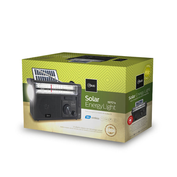 RADIO SOLAR ENERGY LIGHT MLAB 9472