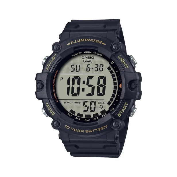 Reloj Casio AE-1500WHX-1AVDF Digital Hombre Negro Dial Gris 100m