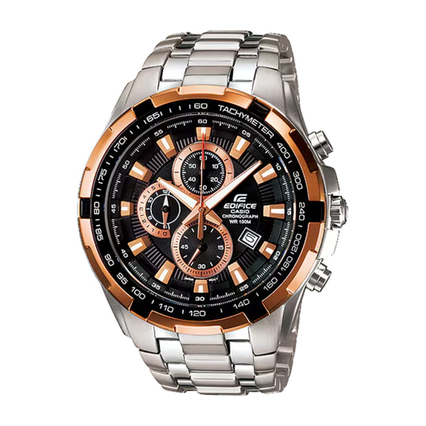 Reloj Casio Edifice EF-539D-1A5VUDF Hombre Acero Oro Rosa Taquímetro
