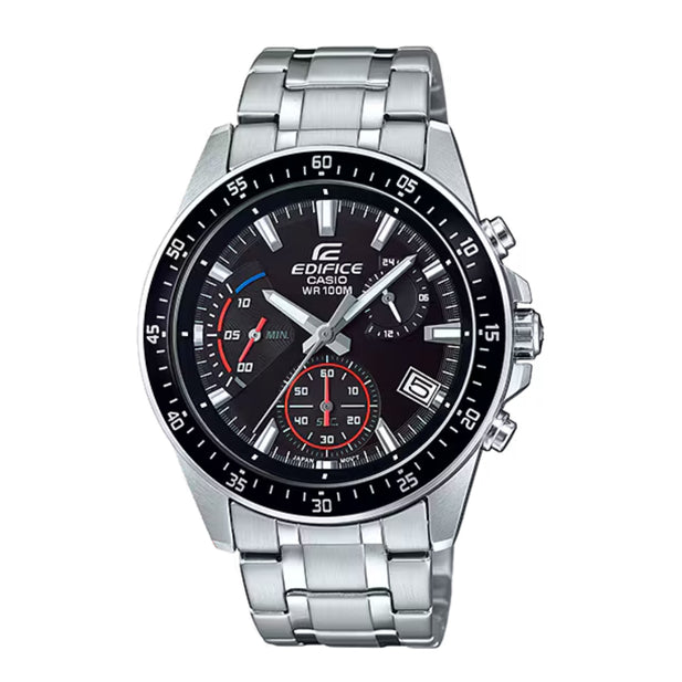 Casio Edifice EFV-540D-1AVUDF – Cronógrafo Analógico Acero Inoxidable 100m