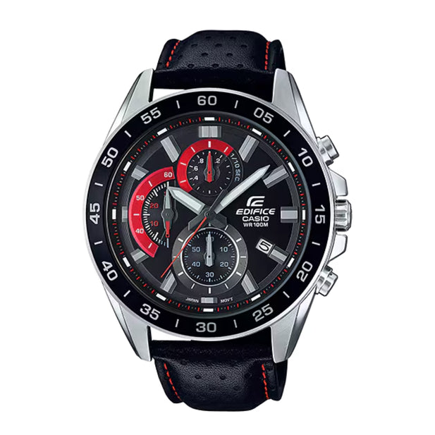 Reloj Casio Edifice EFV-550L-1AVUDF Hombre Analógico Acero Cuero 100m