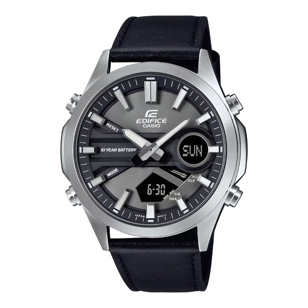 Reloj Casio Edifice EFV-C120L-8ADF Hombre Cuero Telememo