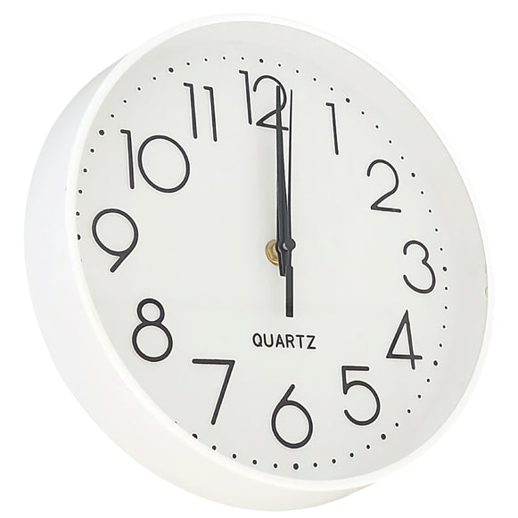 RELOJ DE PARED REDONDO BLANCO DBG1662