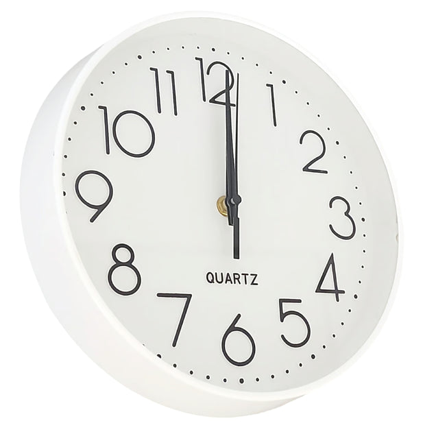 RELOJ DE PARED REDONDO BLANCO DBG1662