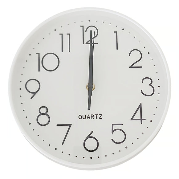 RELOJ DE PARED REDONDO BLANCO DBG1662