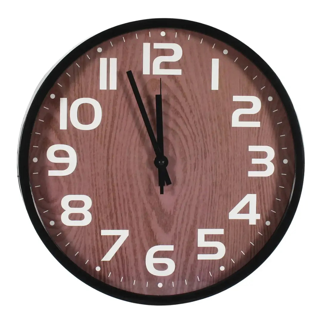 RELOJ PARED 31CM BORDE NEGRO DBREL09