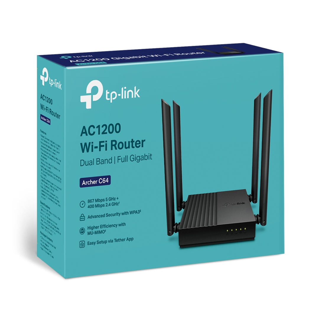 ROUTER INALAMBRICO DUAL BAND ARCHER C64 TP-LINK
