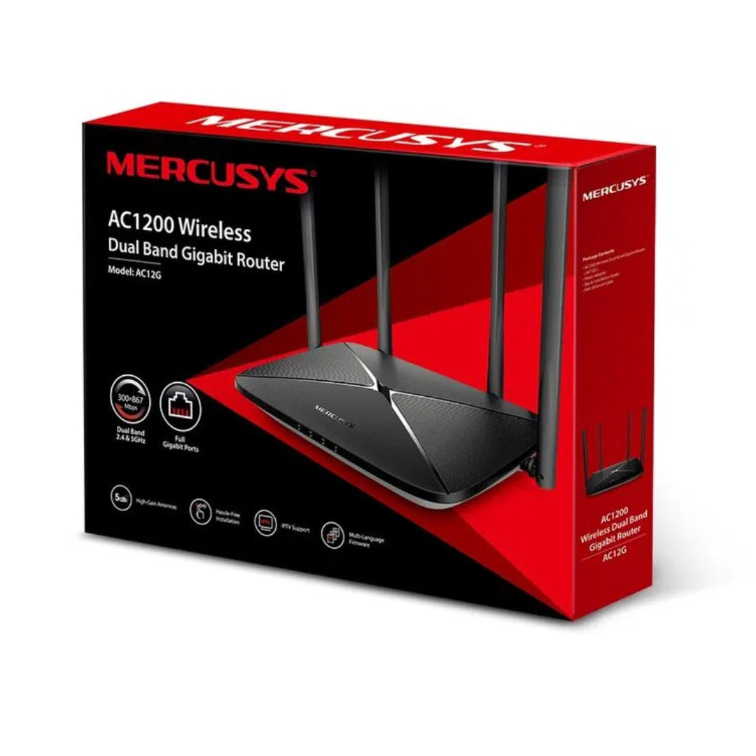 ROUTER MERCUSYS AC1200 DUAL BAND ( AC12G )