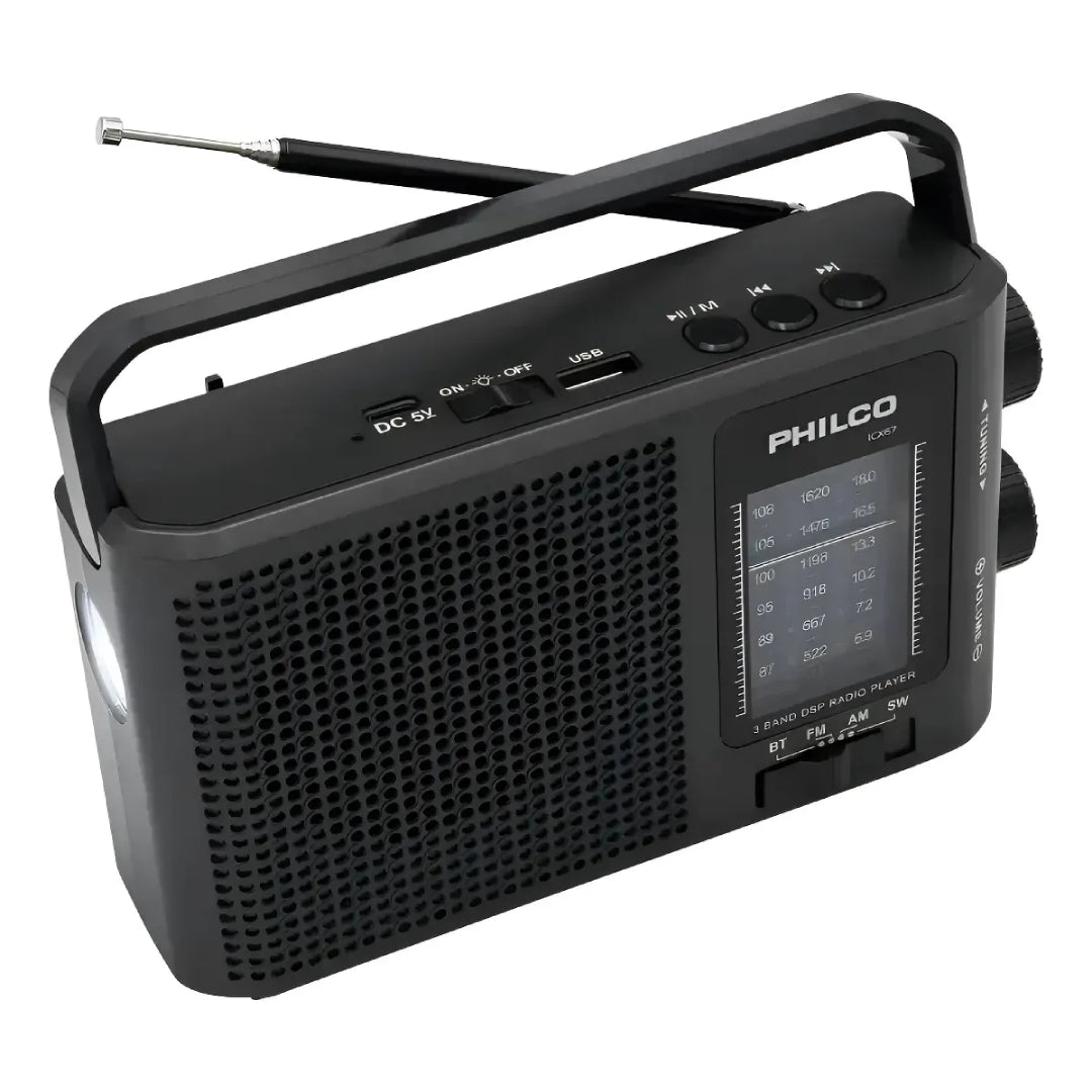 Radio Portátil BT AM/FM/SW ICX67 PHILCO