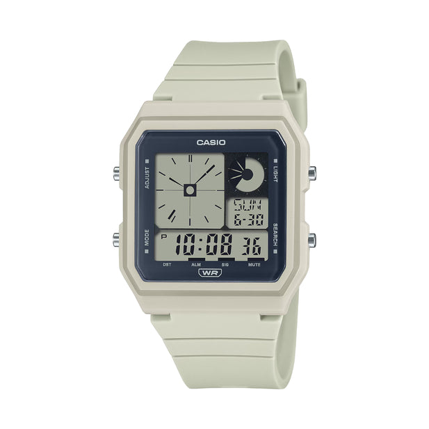 Reloj Casio LF-20W-8ADF Digital Hora Mundial 31 Zonas 5 Alarmas Cronómetro