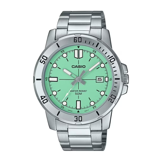 Reloj Casio MTP VD01D 3E1VUDF Analógico Hombre Acero Inoxidable