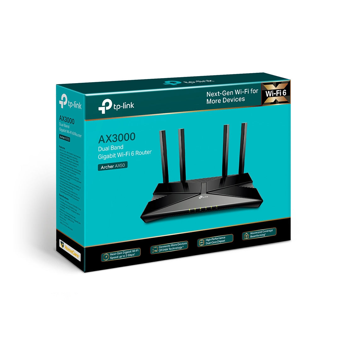 Router ARCHER AX50 AX3000 NEXT-GEN WI-FI 6 TP-Link