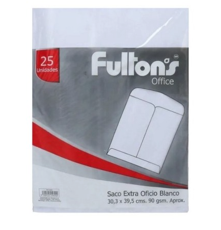 SOBRE SACO EXTRA OFICIO FULTONS 103156 ( PACK 25 UNID)