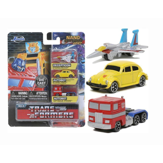 SET 3 TRANSFORMERS 4CM JADA 31761