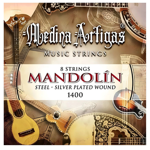 SET 8 CUERDAS PARA MANDOLINA 1400/8 MEDINA ARTIGAS