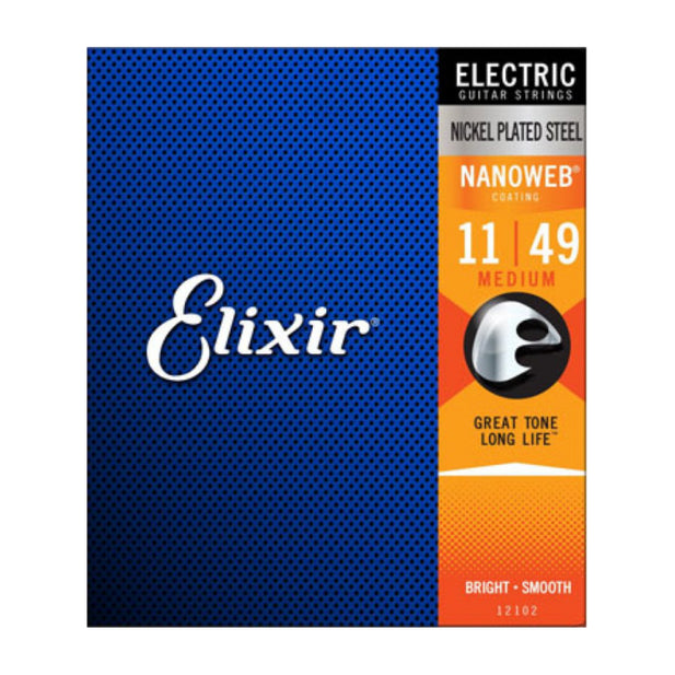 SET CUERDAS GUITARRA ELECTRICA NANOWEB 011 ELIXIR