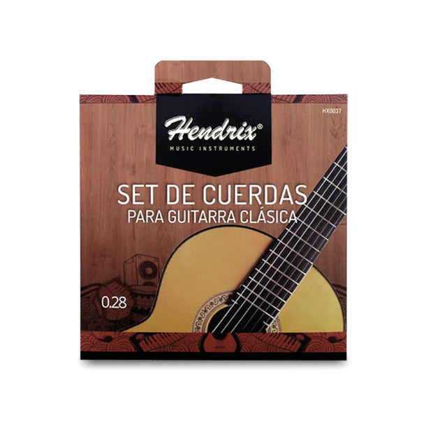 SET DE CUERDAS GUITARRA CLASICA HENDRIX HX0037