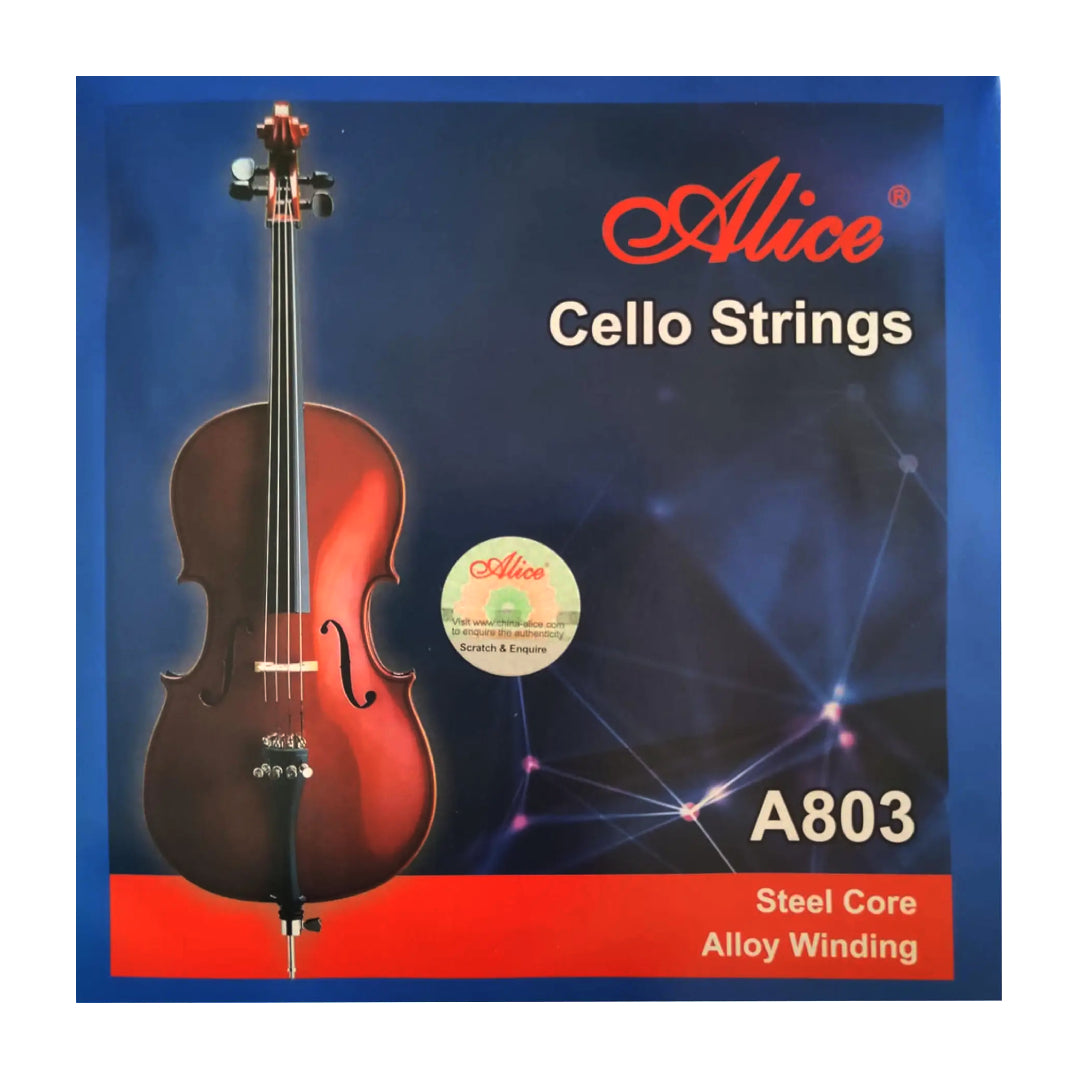 SET DE CUERDAS PARA CELLO 4/4 ALICE A803