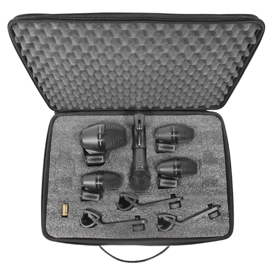 SET DE MICROFONOS PGA DRUM KIT 5 SHURE