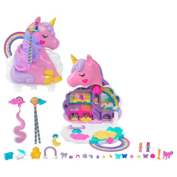SET DE UNICORNIO ARCOIRIS POLLY POCKET HKV51