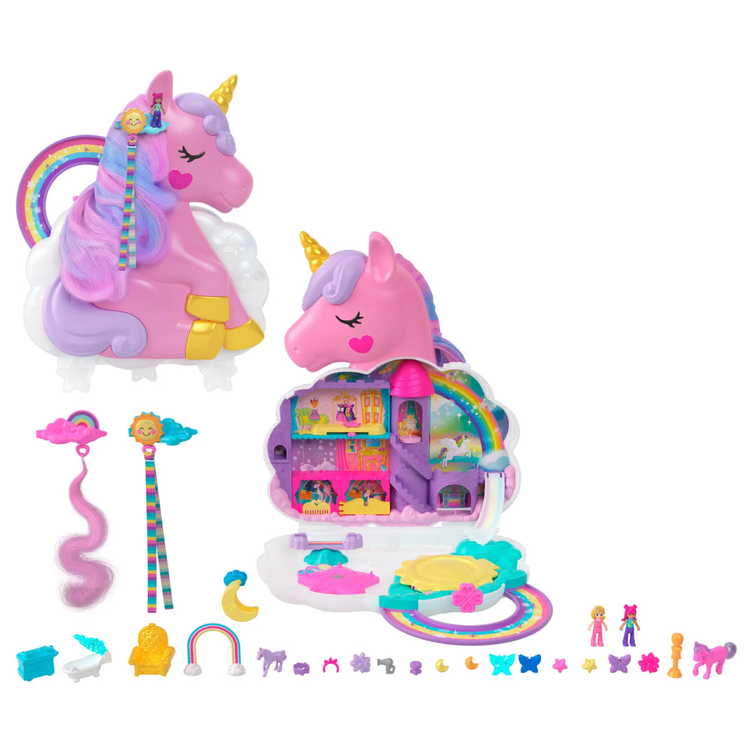 SET DE UNICORNIO ARCOIRIS POLLY POCKET HKV51