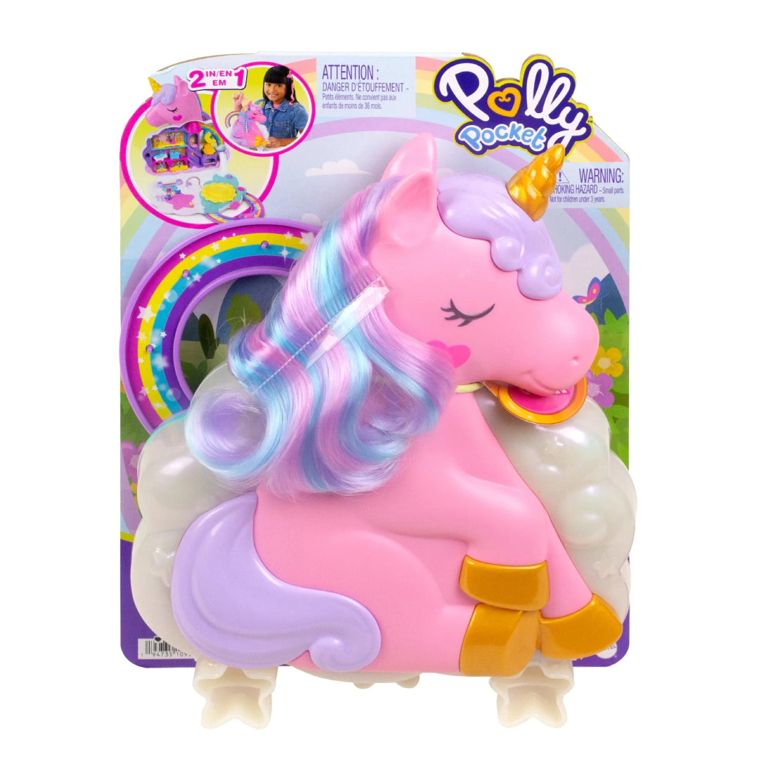 SET DE UNICORNIO ARCOIRIS POLLY POCKET HKV51