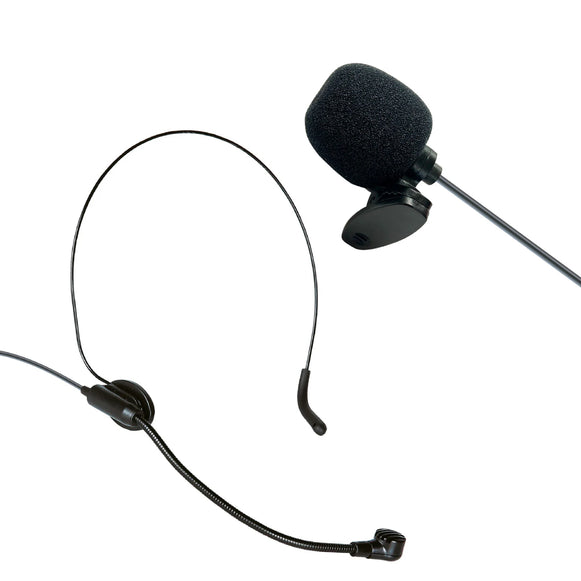 SET MICROFONOS UHF MANO-LAVALIER Y CINTILLO SKP 700 PRO