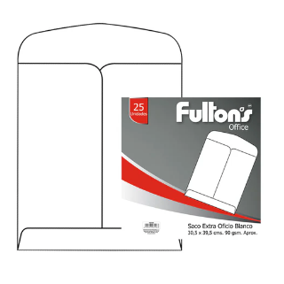 SOBRE SACO EXTRA OFICIO FULTONS 103156 ( PACK 25 UNID)