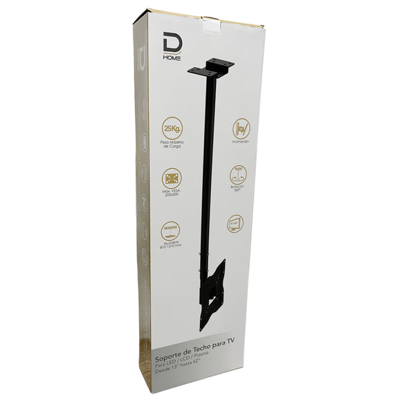 SOPORTE DE TV PARA TECHO 13" - 42" DHOME 501355