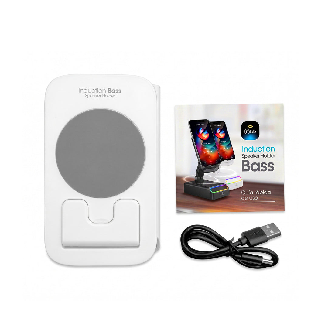 SOPORTE PARA ALTAVOZ DE INDUCCIÓN BLANCO MLAB 9679