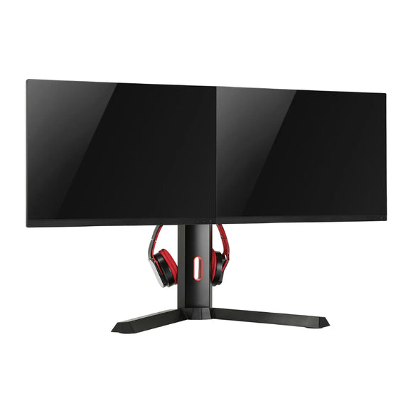SOPORTE PARA DOBLE MONITOR GAMER MACROTEL MVLDT32-T02