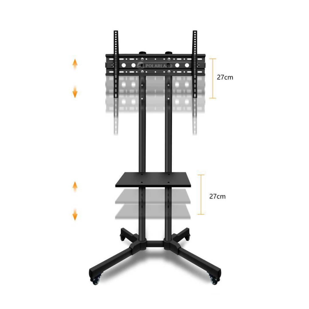 SOPORTE PARA TV 32-75" DE PISO MOVIL POLARLAND PFS640E