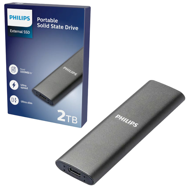 SSD EXTERNO PORTABLE 2TB PHILIPS