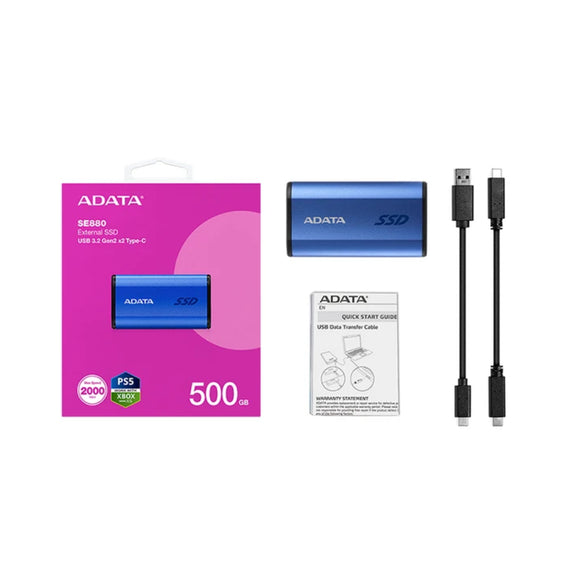 SSD EXTERNO PORTABLE 500GB SE880 ADATA