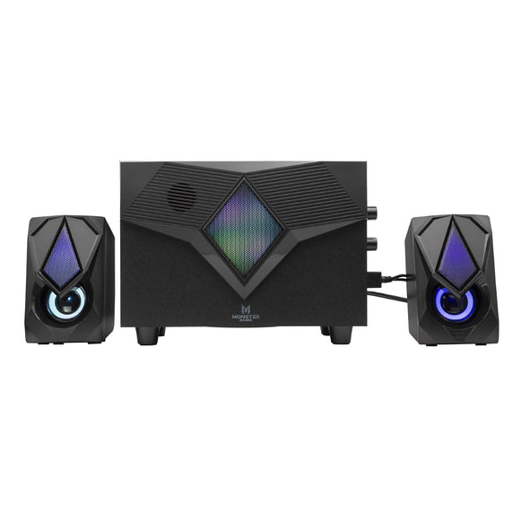 SUBWOOFER BURST 2.1 MONSTER GAMES SW557