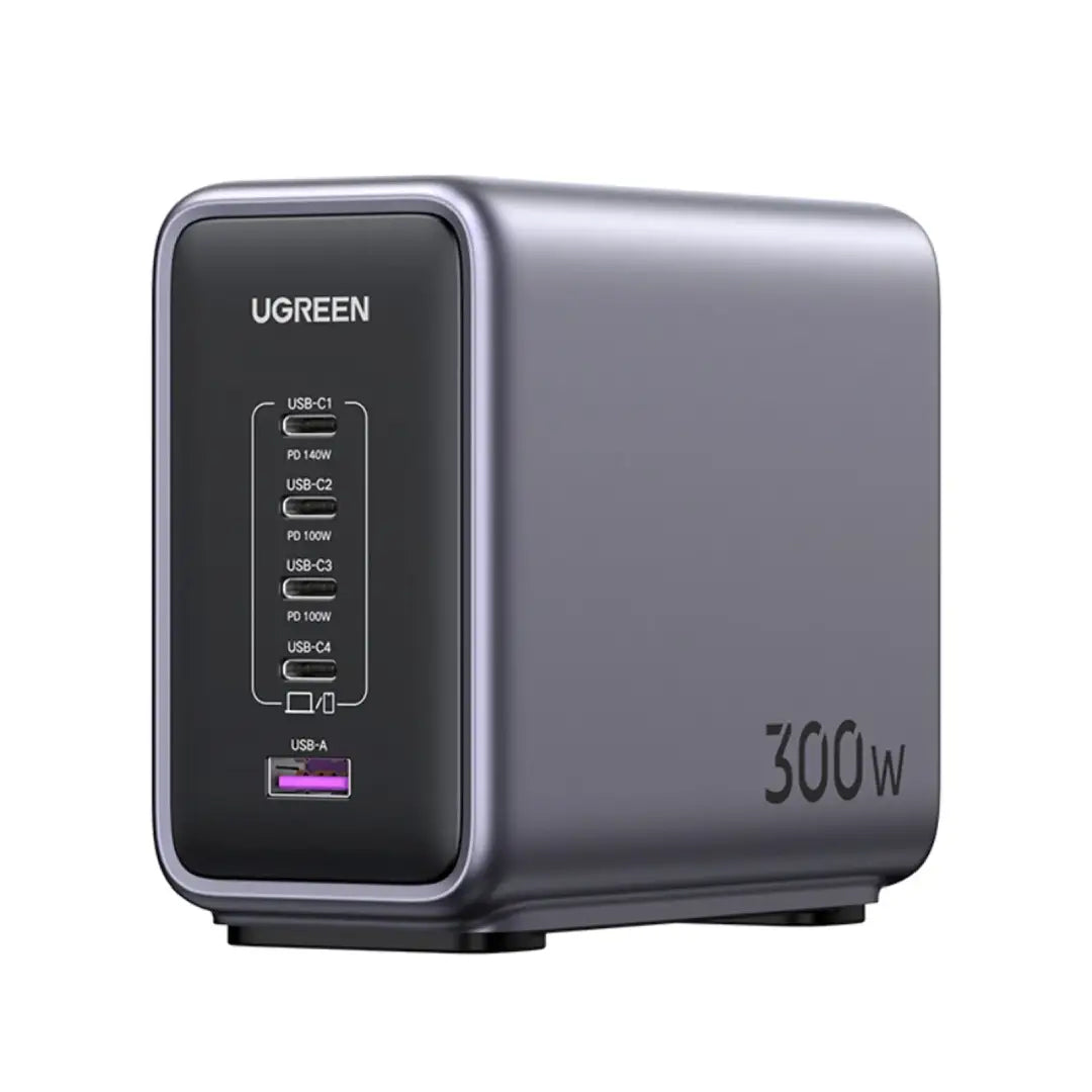 SUPER CARGADOR PARA ESCRITORIO 300W 1 USB - 4 USB-C CD333 UGREEN
