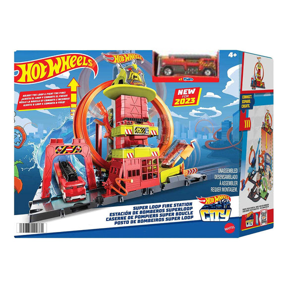 SUPERLOOP ESTACION DE BOMBEROS HOT WHEELS HKX41