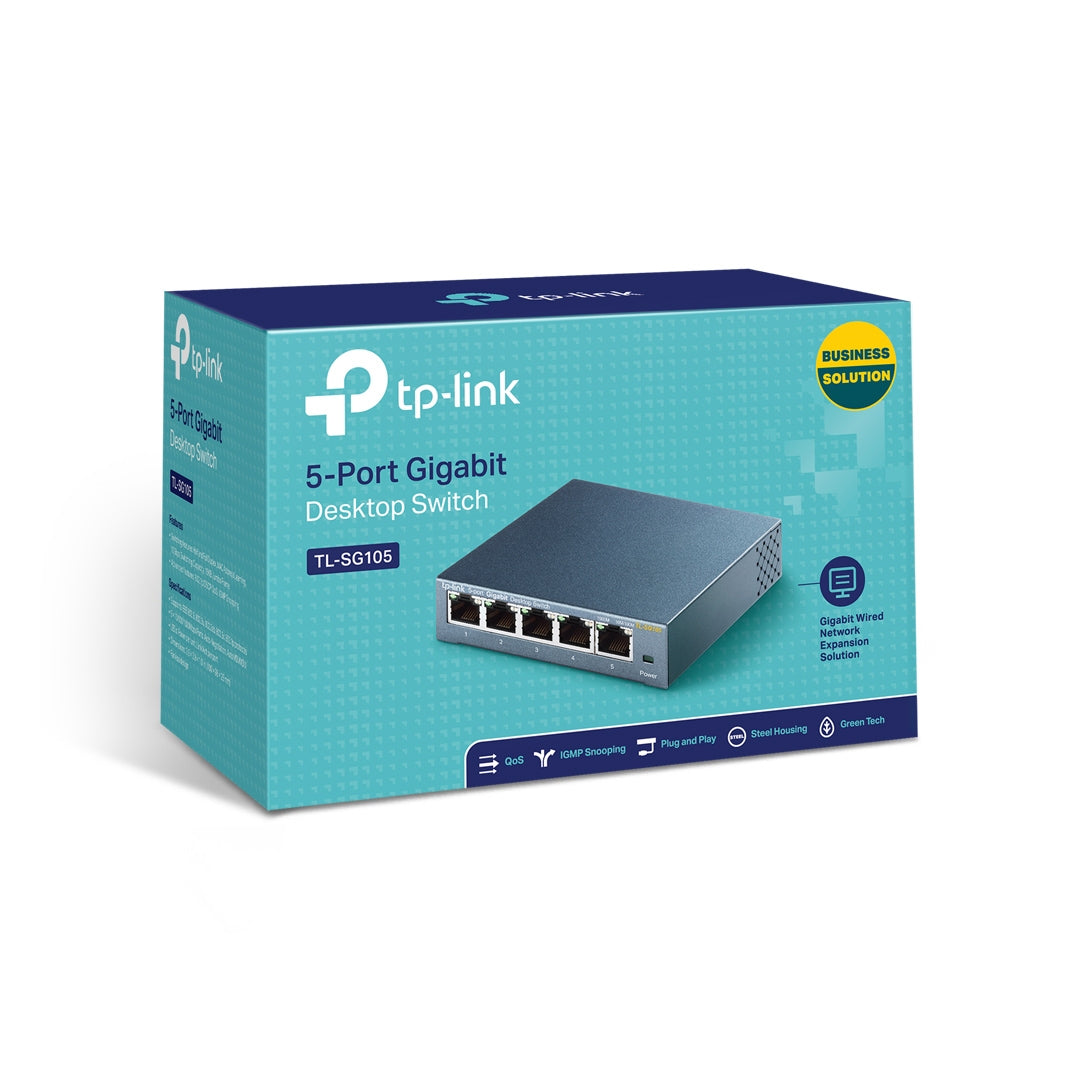 SWITCH 5 PUERTOS Gigabit TL-SG105 TP LINK