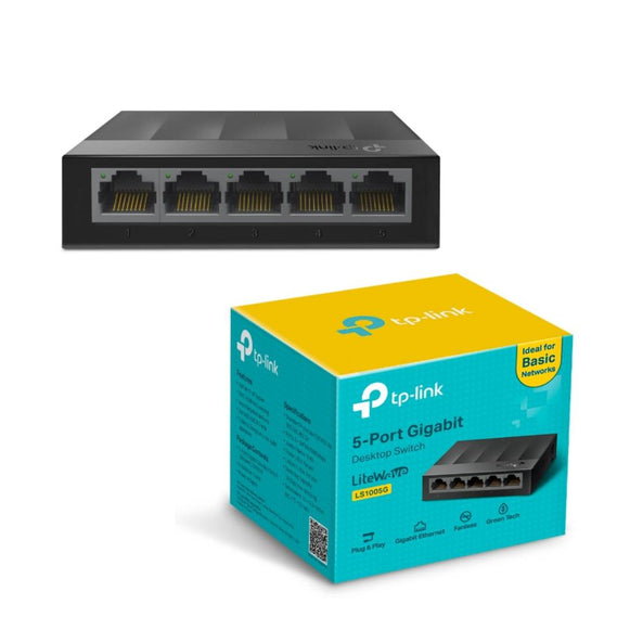 SWITCH 5 PUERTOS LS1005G TP-LINK