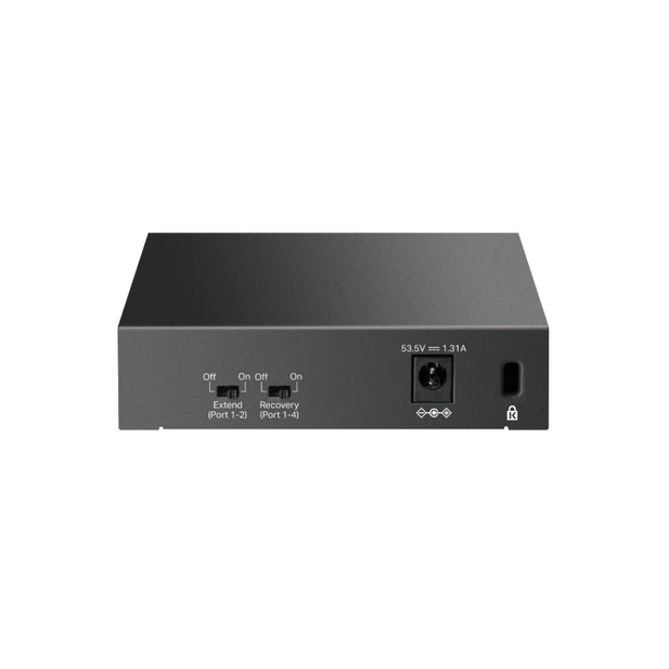SWITCH DE 5 PUERTOS GIGABIT + 4 POE 65W TP LINK LS105GP