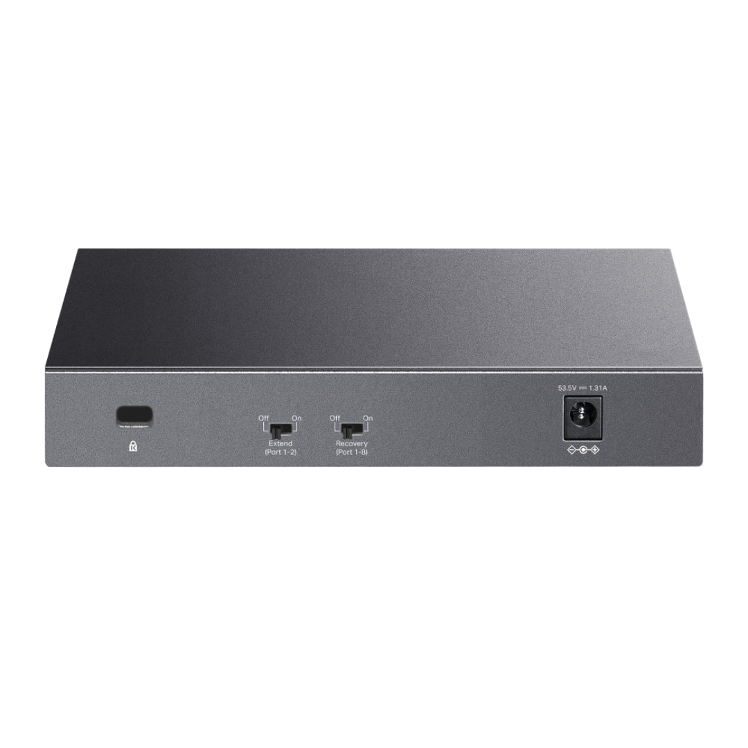 SWITCH DE 8 PUERTOS GIGABIT POE+ 62W TP LINK LS108GP
